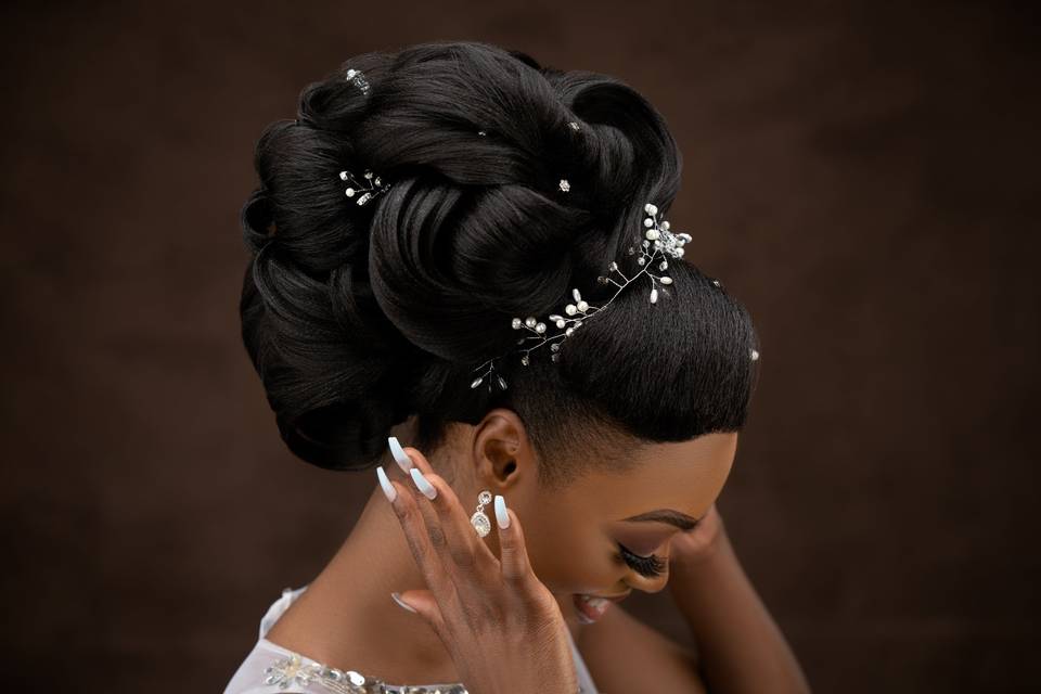 High updo
