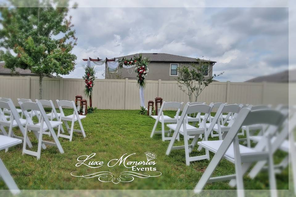 Backyard Home Ceremony