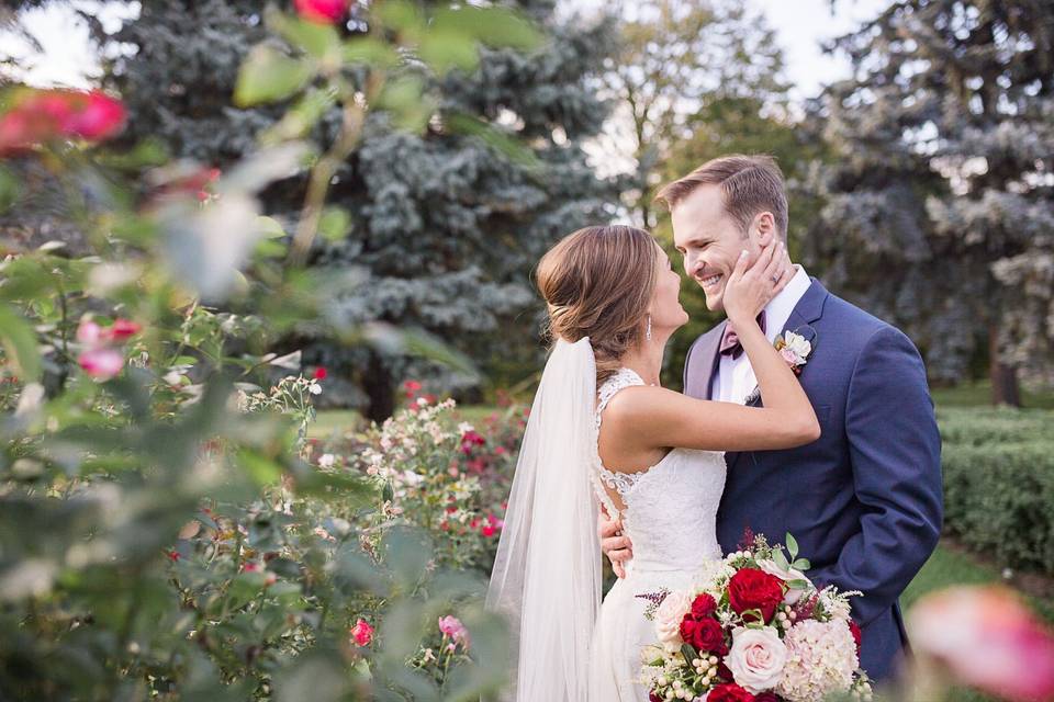 Smiling couple