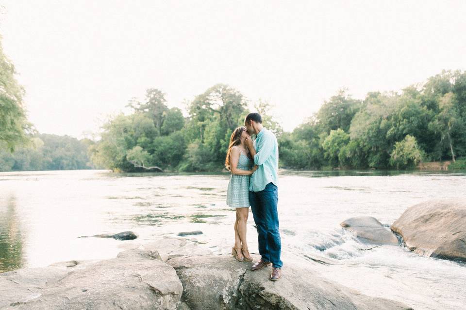 Engaged on the congaree