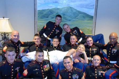 Marine wedding - discount for members of the armed services