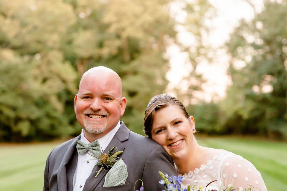 Woodland bridal bouquet