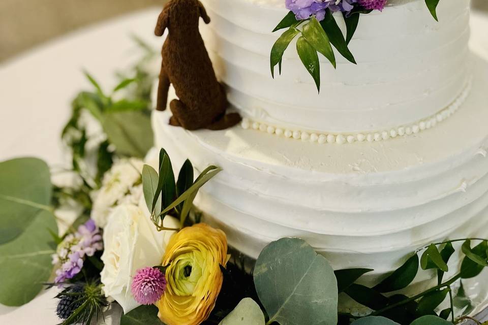 Floral cake accents