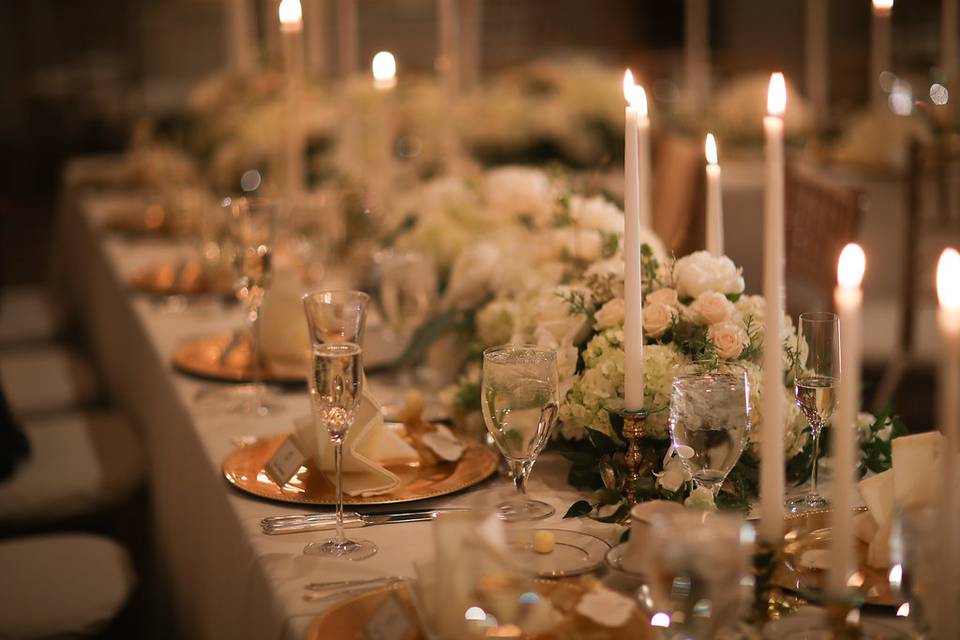 Luxe tablescape