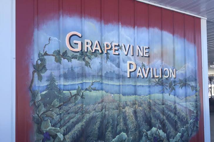 Mural on Grapevine Pavilion