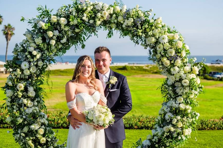 Luxury Full floral arch