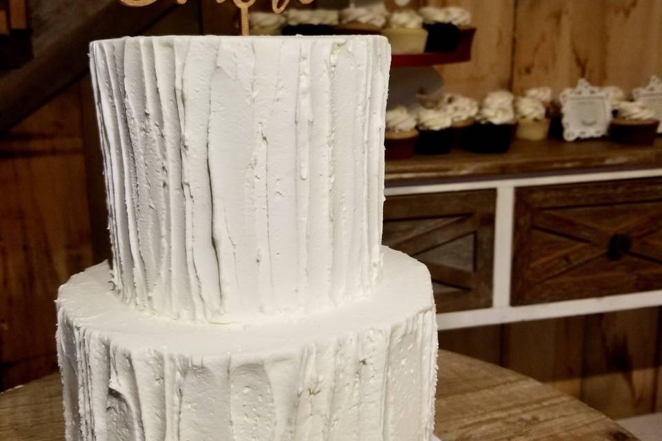 Vertical Ridge Cake
