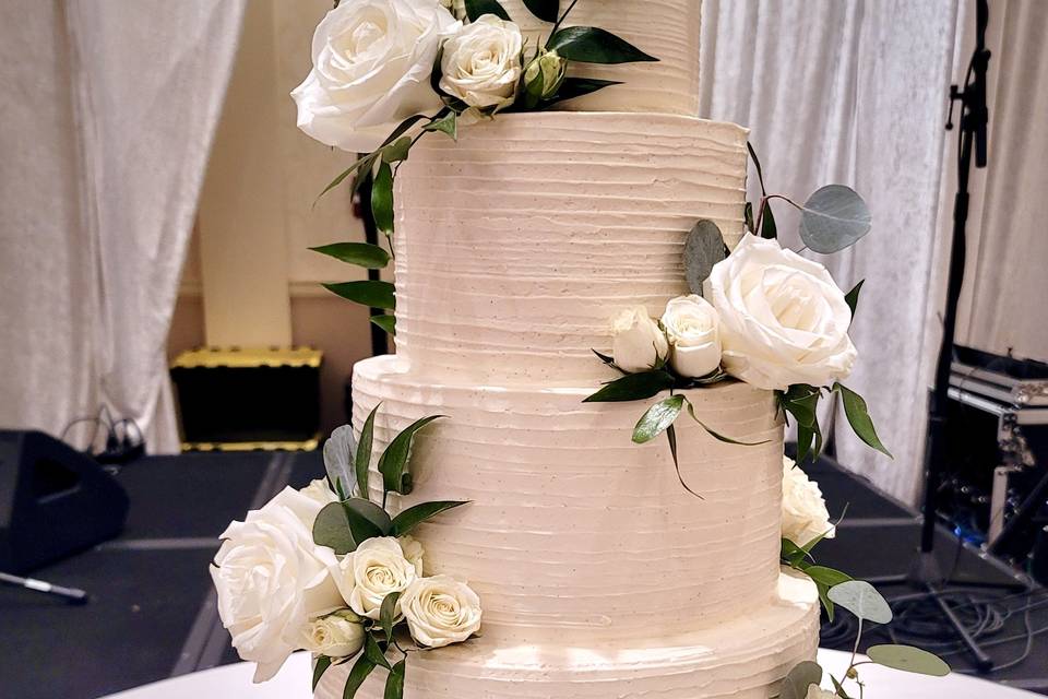 Simple tiered cake