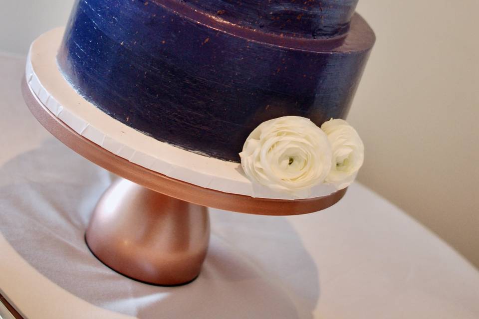 Fondant Navy and rose gold