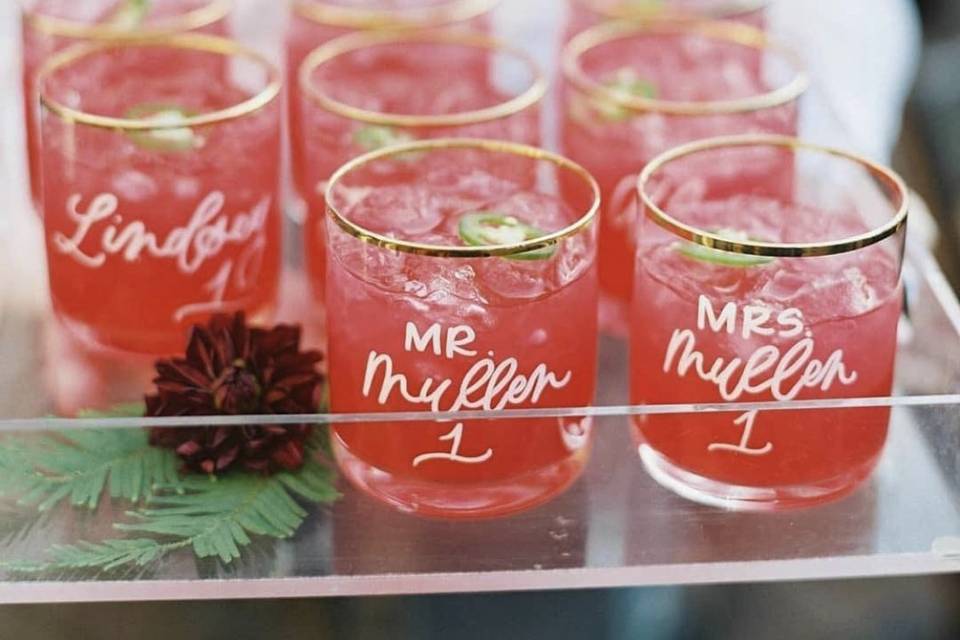 Signature drinks