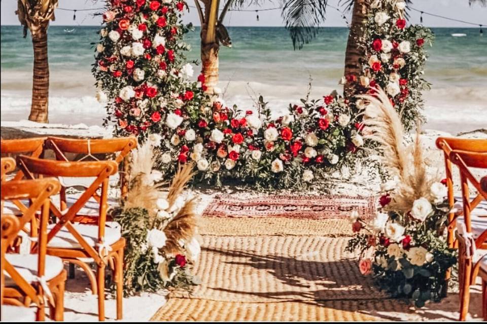 Beach wedding
