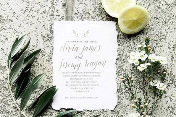 The wedding invitation