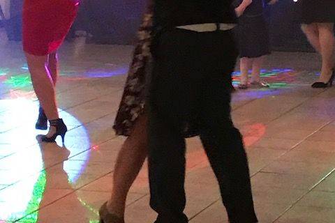 Guests dancing
