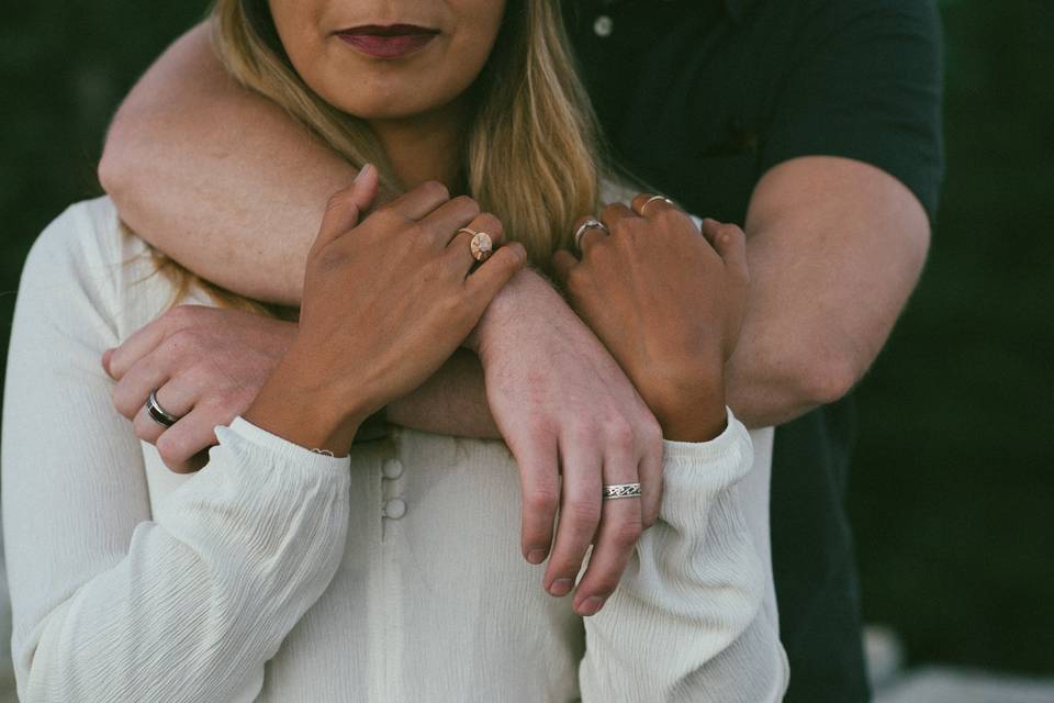 Mountain engagement session