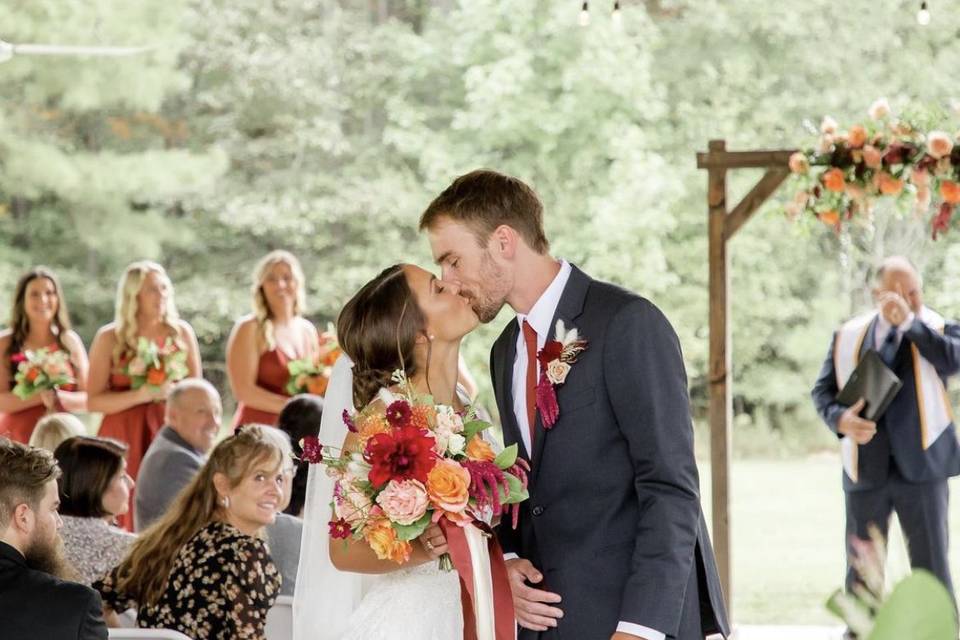 Fall NC Wedding