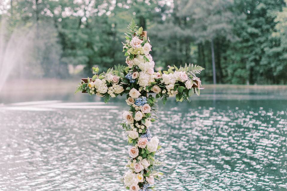 Flowered Cross