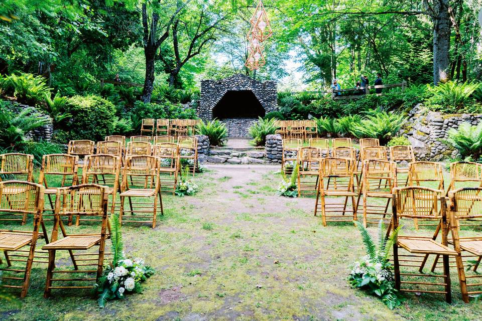 Ceremony at The Grotto