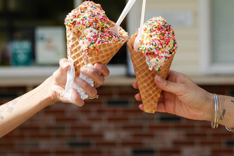 Ice-cream cones