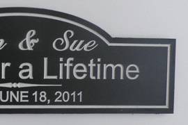 Customize This Sign. Fast Turnaround. Call SignCraftersPlus.com at 877-771-0609 to get started on your made-to-order custom wedding sign today!