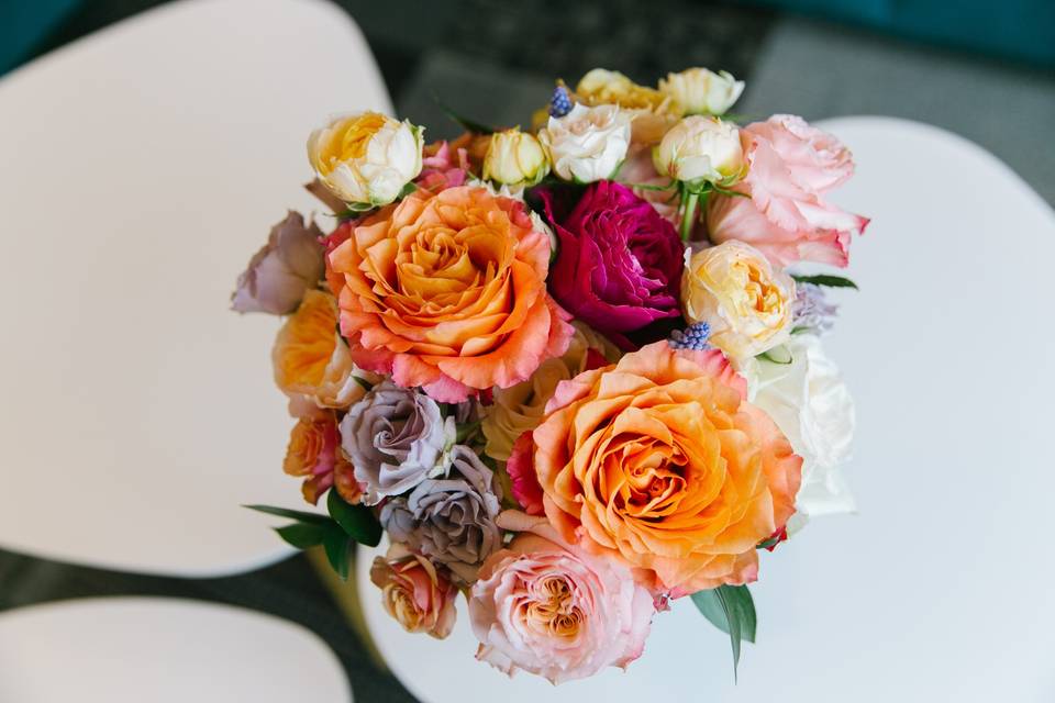 Season In Bloom Rose Bouquet