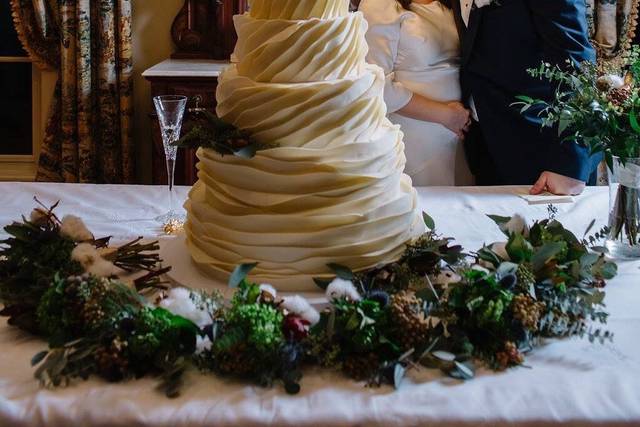 Beautiful ivory ruffles