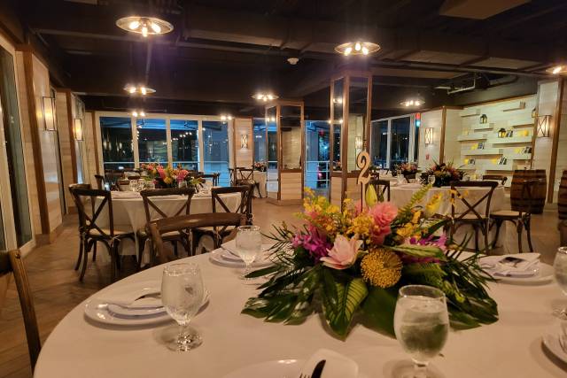 Banquet Room with Vendor Décor