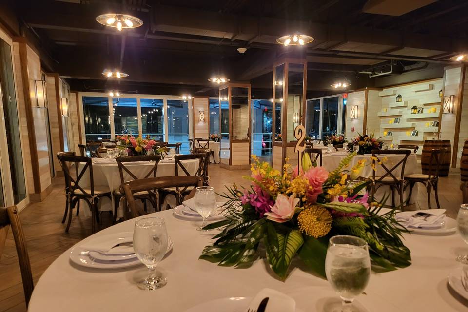 Banquet Room with Vendor Décor