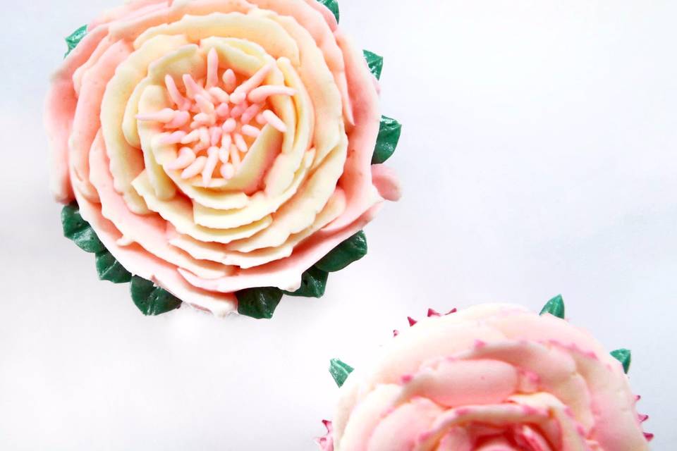 Peony Cupcake