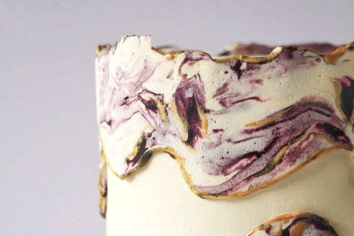 Marbled Faultline Cake