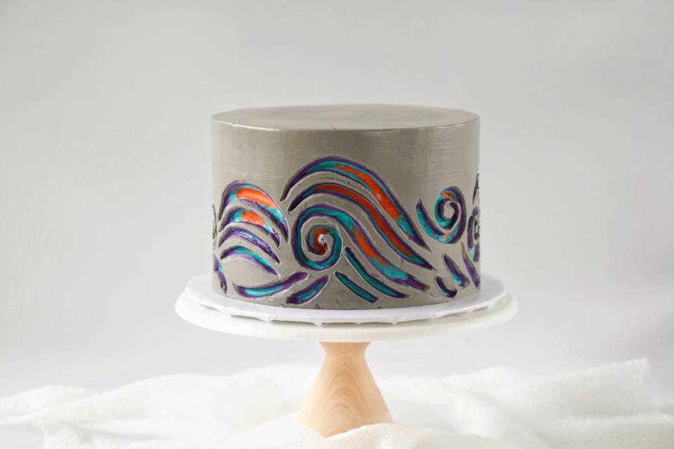 Carved Buttercream Cake