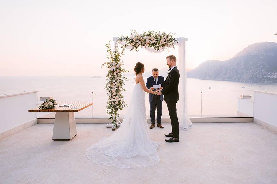 Wedding in positano