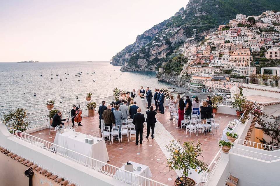 Wedding in positano