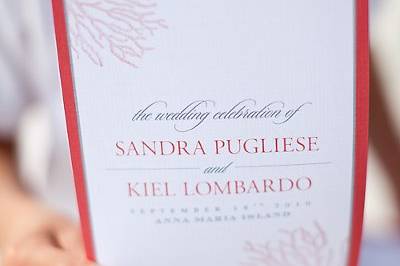 Wedding program
