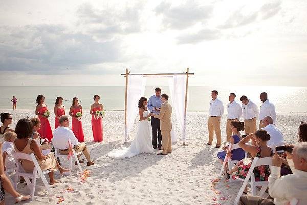 Beach wedding venue