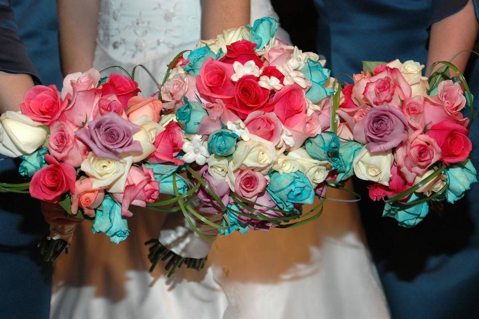 Colorful bouquets