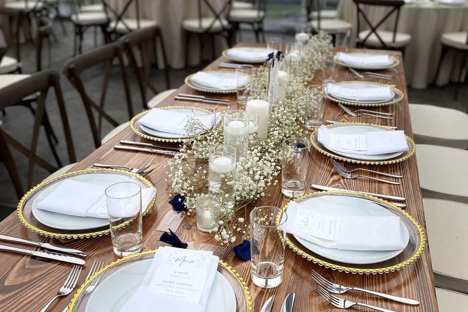 Farm Table Setting