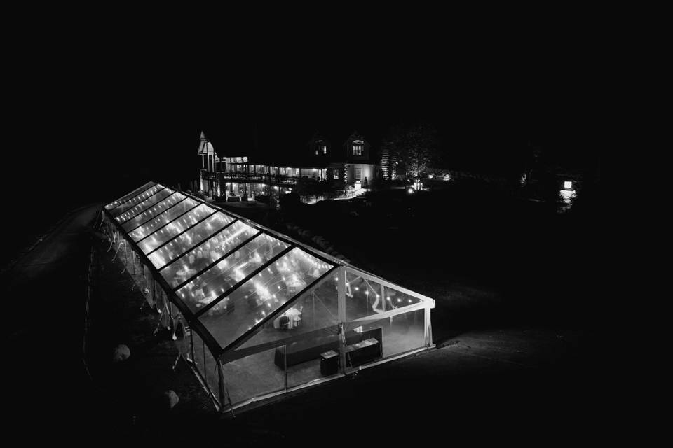 Evening Drone B & W