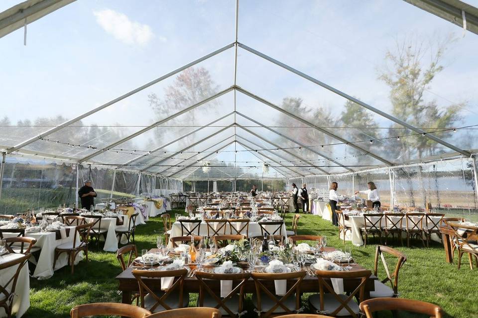Reception Dining Tent