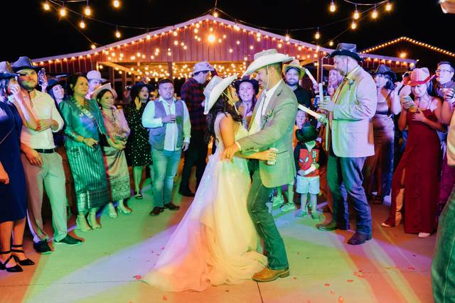 Outside dance floor