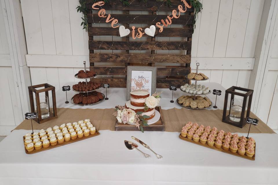 Rustic Dessert Bar