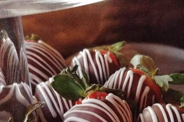 Dipped strawberries