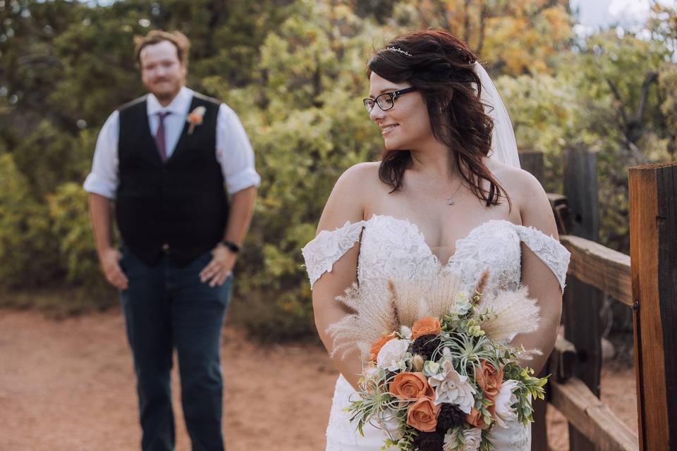 Love the way he looks at her!