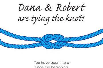Tying the knot printable invitation suite, do it yourself