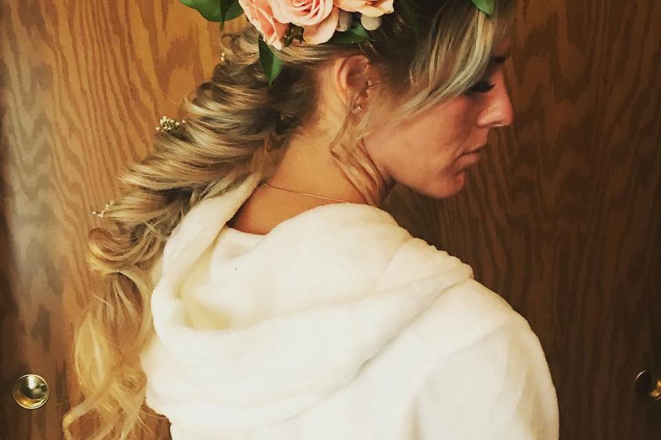 Bridal hair