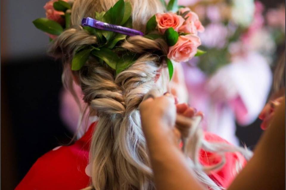 Bridal hair