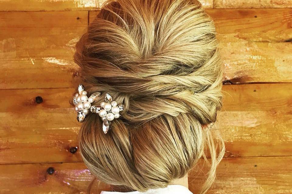 Bridal bun