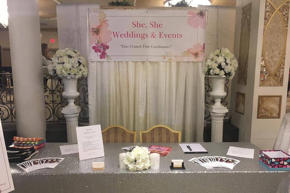 SheShe Weddings Booth