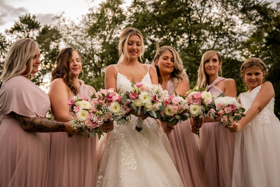 Bride and Bridesmaids Photos