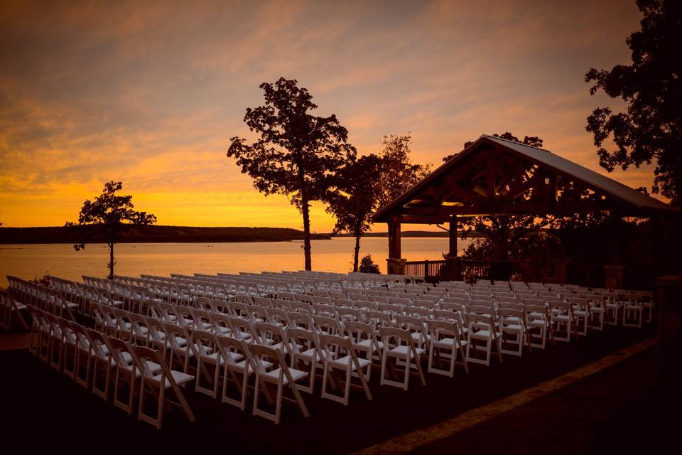 Ceremony by the lake