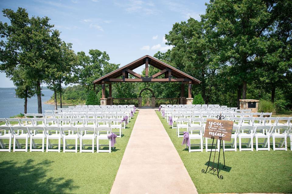 Ceremony by the lake